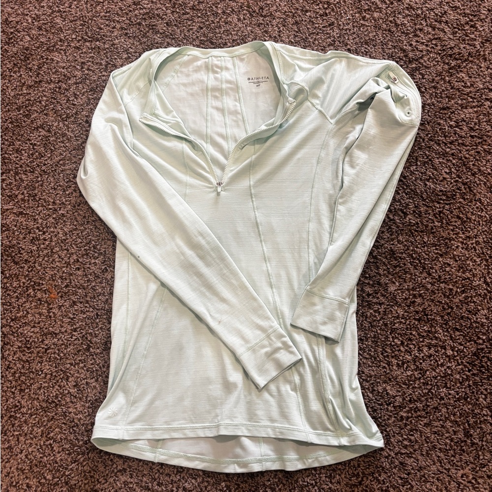 Athleta Women's Light Green Long Sleeve Top
